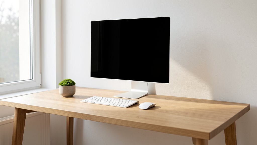 The Powerful Minimalist Desk Setup That Doubles Your Output